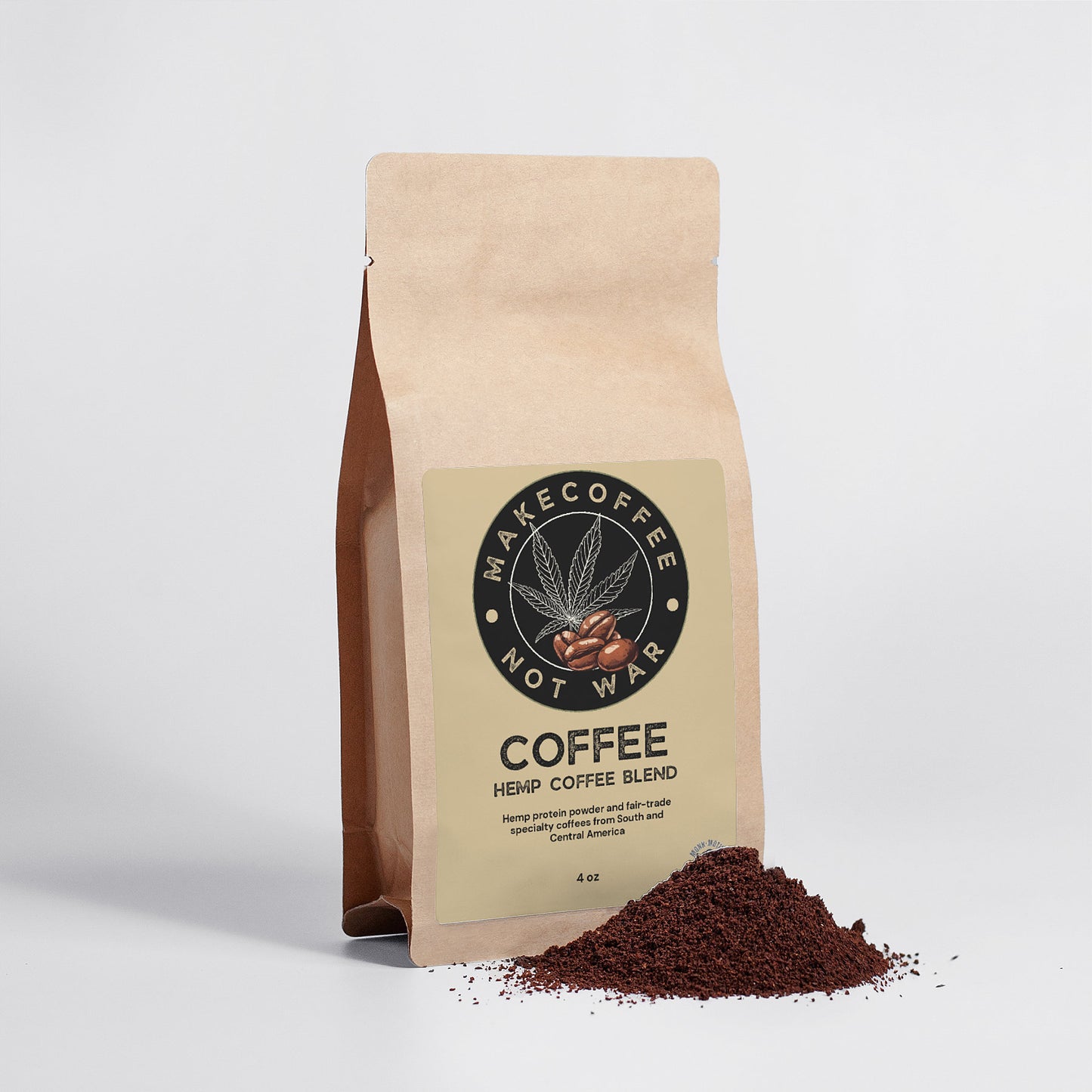 Hemp Coffee Blend - Medium Roast 4oz